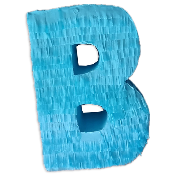 0132-22-11 πινιάτα με το πρώρο γράμμα του παιδιού