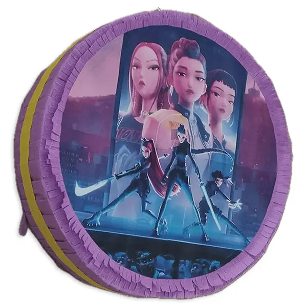 0818-4 Πινιάτα K-pop Demon Hunters (στρογγυλή)