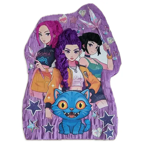 0821 Πινιάτα K-pop Demon Hunters (Nomia, Rumi, Kig, Mio)